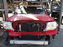 2006 TOYOTA TACOMA PRERUNNER DOUBLE CAB RED 4.0L AT 2WD Z16350